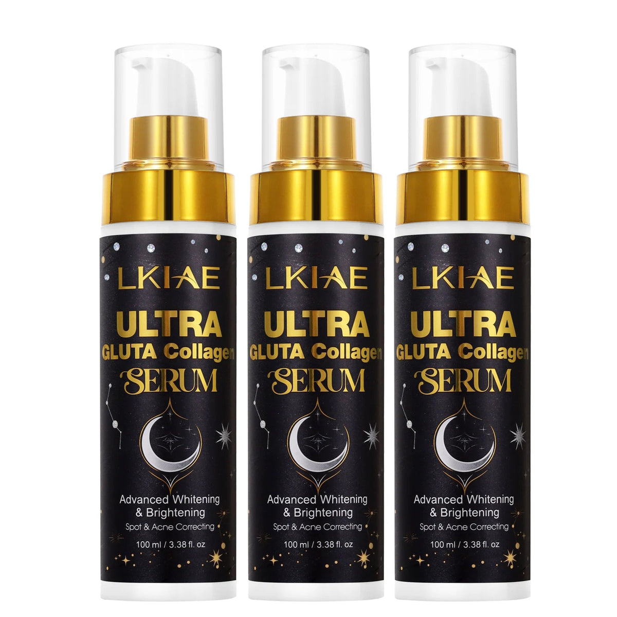 Sérum LKIAE ULTRA Gluta Collagen — pack de 3 flacons