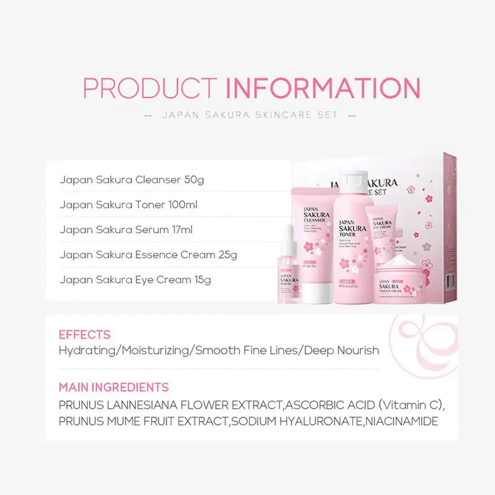 Composition du coffret soin Sakura