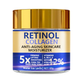 Retinol & Collagen Face Cream 60g, Anti-Aging Firming Moisturizer with Hyaluronic Acid, Fast Delivery FRESKA