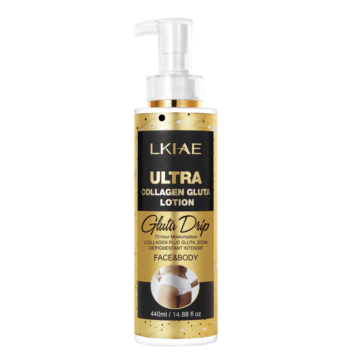 Flacon de lotion LKIAE ULTRA Collagen Gluta 440ml