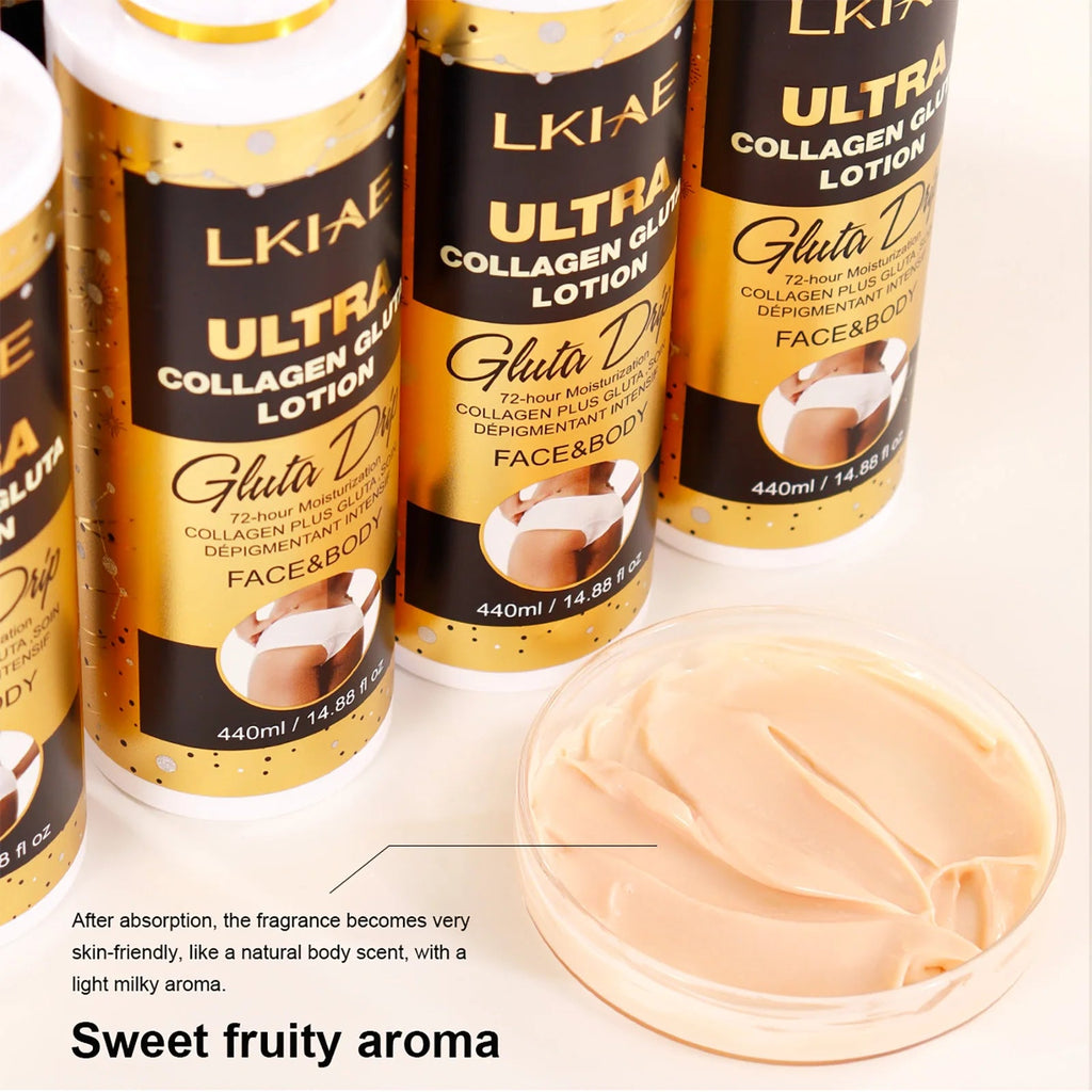 Lotion LKIAE ULTRA — texture fondante, parfum fruité léger