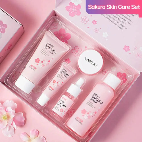 Coffret Sakura ouvert – produits assortis